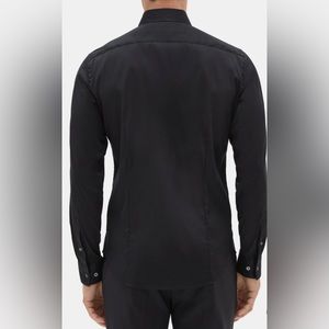 Theory Good Cotton Shirt in Black